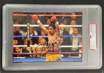 Photograph 5x7 Signed MANNY PACQUIAO Autograph PSA/DNA Certified AUTO • $100