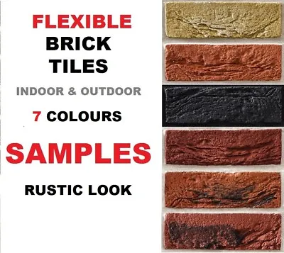 £2.67 • Buy BRICK SLIPS CLADDING WALL TILES FLEXIBLE ( Pack Of 7 )  SAMPLES ONLY