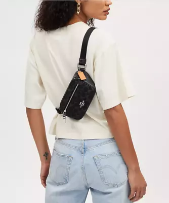 Nwt Coach Mini Belt Bag Cq186 Waist Fanny Pack Crossbody Handbag Sling Purse • $117.99