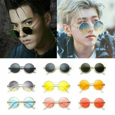 $3.07 • Buy Round Lens Sunglasses Mens Womens Ladies John Lennon Small Circle Hippie UV400