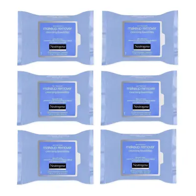 Neutrogena Face Wipes Pack Pk 25 Make Up Remover Cleansing Towelette • $14.95
