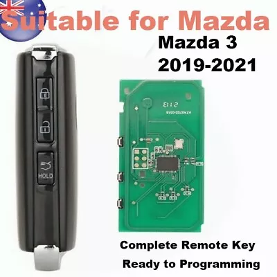 Complete Smart Remote Key Fits Mazda 3 2019-2021 SKE11E-01 433MHz 6A Chip 3B • $50.79