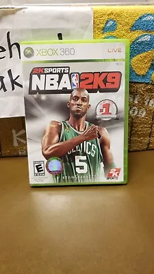 Cib 2k Sports Nba 2k9 Basketball 2009 Microsoft Xbox 360 Video Game  • $6.99