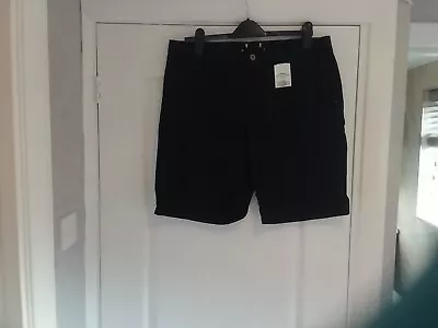 Ladies Black Shorts Low Rise Size 16 • £4.99