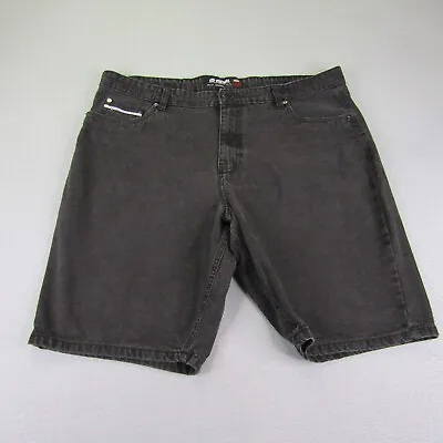 Ecko Unltd Jean Shorts Mens 42 Black Denim Baggy Hip Hop Relaxed Fit Casual Y2K • $22.73