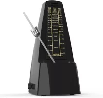 Mechanical Metronome Black/Loud Sound Piano Drum Violin Guitar • $28.50