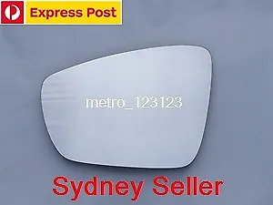 Left Passenger Side Heated Mirror Glass For Vw Polo 2010 - 2017 • $16.18