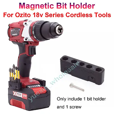 Magnetic Drill Bit Holder For Ozito/Makita 18V Power Drill Tools With Screw • $11.87