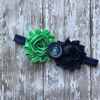 Notre Dame Elastic Infant Toddler Or Adult Sized Headband Bow • $4.50