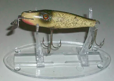 Vintage C.C.B. Co. Garrat Ind. Glass Eyed Pikie Used Lure • $4.90