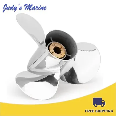 11 5/8 X 12 Stainless Steel Outboard Propeller Fit Mercury 25-70HP 13 SplineRH • $198