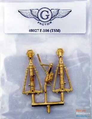 GFM48027 1:48 G-Factor F-106 Delta Dart Landing Gear (TRP Kit) • $24.79
