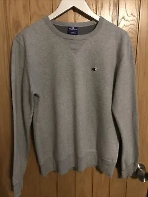 Champion Grey Sports Sweatshirt Uk Large Mens Or Unisex • £7