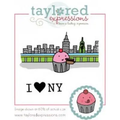 $7.20 • Buy Taylored Expressions  Destination  New York    Rubber Stamp Tealc15