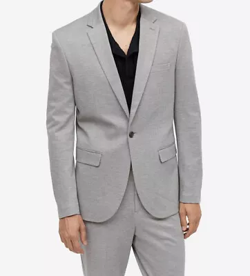 H&M Gray Slim Fit SUIT  (Jacket Size 44R) (pants Size 34R).. • $100