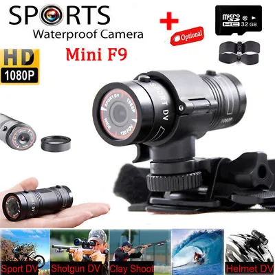$36.59 • Buy Sports Camera Mini Helmet Action DV HD1080P Hunting DVR Video Cam With Accessory