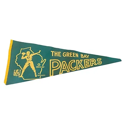 Awesome Early 60's Green Bay Packers Pennant- As Found • $98