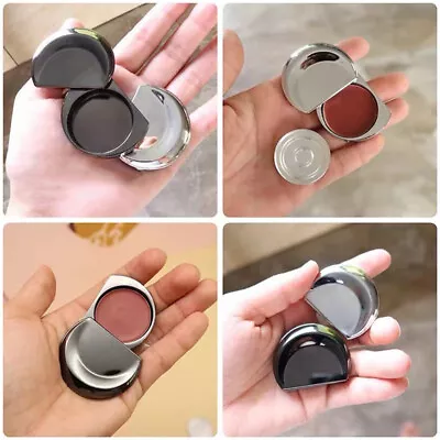 Slide Top Magnetic Metal Tin Containers Empty Mini Storage Box DIY Lip Balm • $9.13