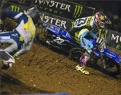 Aaron Plessinger Signed Auto'd 11x14 Photo Poster Ama Supercross Yamaha B • $59.99