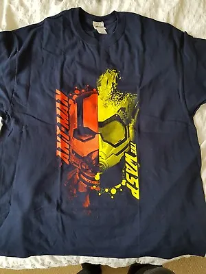 £7 • Buy Official Ant-Man And The Wasp 'Head Split' T-Shirt XL