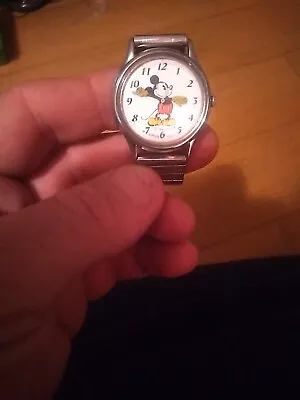Lorus Walt Disney Mickey Mouse Watch V515-6000 - Needs Battery • $6