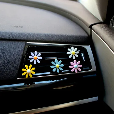 £3.59 • Buy 7 Pcs Car Air Vent Flower Clip Car Fragrance Air Conditioner Aromatherapy Gifts