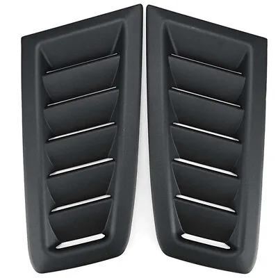 Car SUV Engine Hood Vent Front Hood Scoop Upper Grille Cover Trim Stickers Black • $32.30