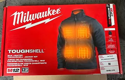 Milwaukee Tool 204Bl-21M M12 Heated Toughshell Jacket Kit - Blue Medium • $165