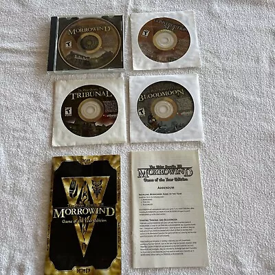 Elder Scrolls III: Morrowind -- Game Of The Year Edition (PC 2003) COMPLETE • $18