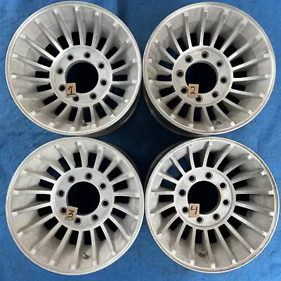 (4) Vintage Western Turbine 8 Lug Wheels Rims 16.5 X 9.75 Ford Chevy Dodge 8x6.5 • $1097