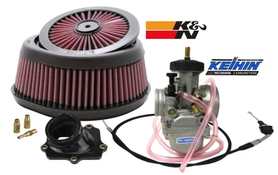 $549.99 • Buy YZ250 YZ 250 39mm Genuine Keihin PWK Carb Kit 39 Mil Carburetor K&N KN Intake