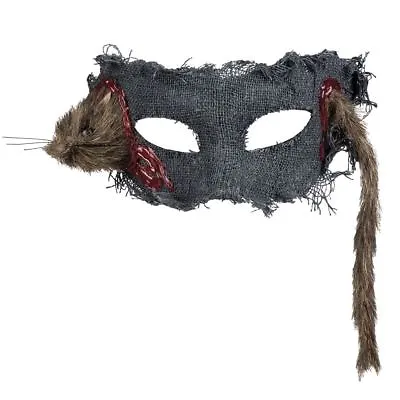 Rat Through Your Head Eyemask Halloween Zombie Horror Fancy Dress Accessory • £5.99
