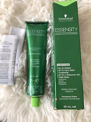 Schwarzkopf Essensity Permanent Color 60 Ml Medium Blonde Chocolate Copper 7-67 • £5.49
