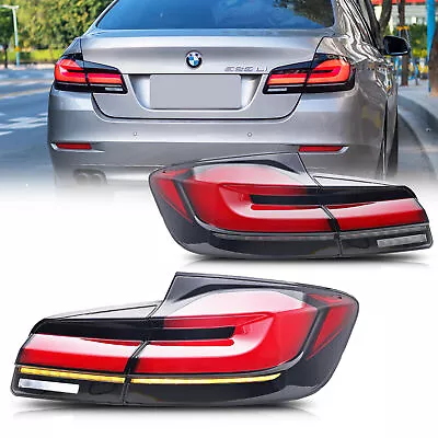 LED Tail Lights For BMW 5 Series F10 M5 2011-2016 Animation Sequential Rear Lamp • $287.99