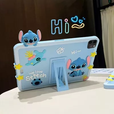 Tablet Cases Cute Cartoon Soft Silicon Stand Cover For IPad 7 8 9 10.2 Pro 10.5 • $14.82