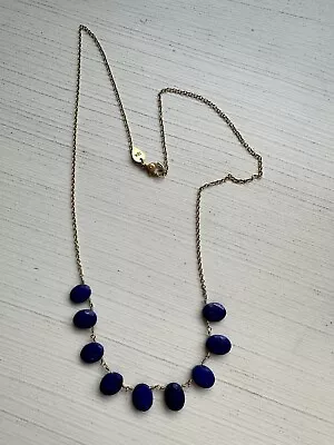 Me & Ro 18K Yellow Gold 18” Lapis Lazuli Necklace • $990