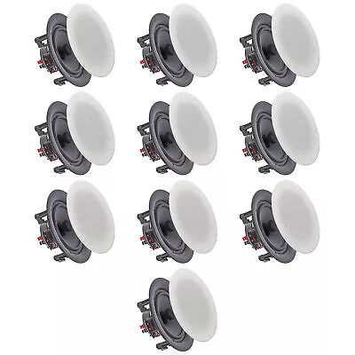 Pack Of 10 Vaiyer 175 Watts 5.25  8 Ohm 2-Way Mid Bass Woofer Ceiling Speakers • $234.99