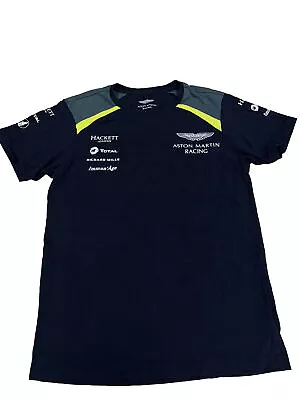 Aston Martin Racing Team T-Shirt Mens Size XS Hackett London Green Black READ • $24.95