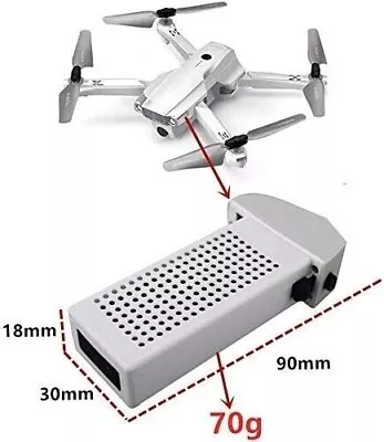 7.6V 1700mah Battery For SYMA X500 X30 HS175 D65 UAV Quadcopter Battery • £10