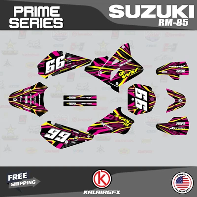 $49.99 • Buy Graphics Kit For Suzuki RM85 (2001-2023) RM 85 PRIME-magenta
