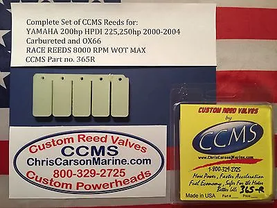 CCMS Yamaha Race Outboard Reed Valve 200hp HPDI 225250hp 00-04 Carb&OX66 PN365R • $120