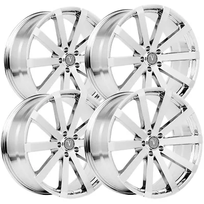 (Set Of 4) Velocity VW12 24x8.5 5x4.5  +30mm Chrome Wheels Rims 24  Inch • $1775.96