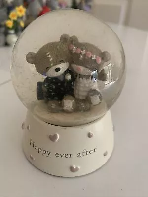 Me To You Snow Globe   - On Your Wedding Day • £5