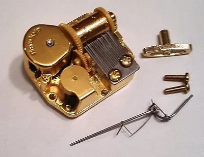 Sankyo 18 Note Music Box Movement With Reuge Wire Stopper- Habanera  • $15