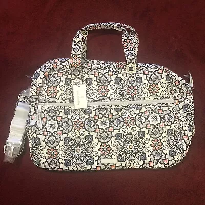 NWT VERA BRADLEY MEDIUM TRAVELER BAG TOTE WEEKENDER In Lisbon Medallion $139 • $35