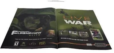 Operation Flashpoint Elite 2006 Double Page Video Game Magazine Print Ad B • $14.90