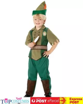 Peter Pan Boys Fancy Dress Costume • $55