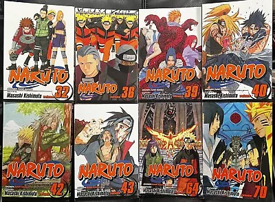 Lot Of 8 Naruto Manga English - Masashi Kishimoto Vol. 323639.4042436470 • $30