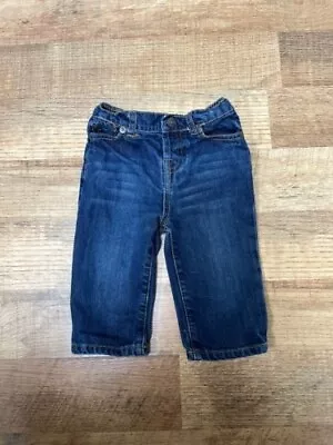 7 For All Mankind Jeans Pants Baby 6-9 Month Blue Regular Elastic Waist • $10.40