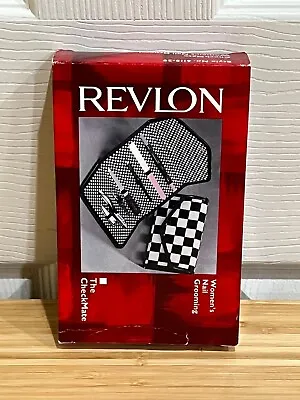 Brand New Vintage Revlon Women’s Nail Grooming Kit “The CheckMate” Manicure Set • $34.99